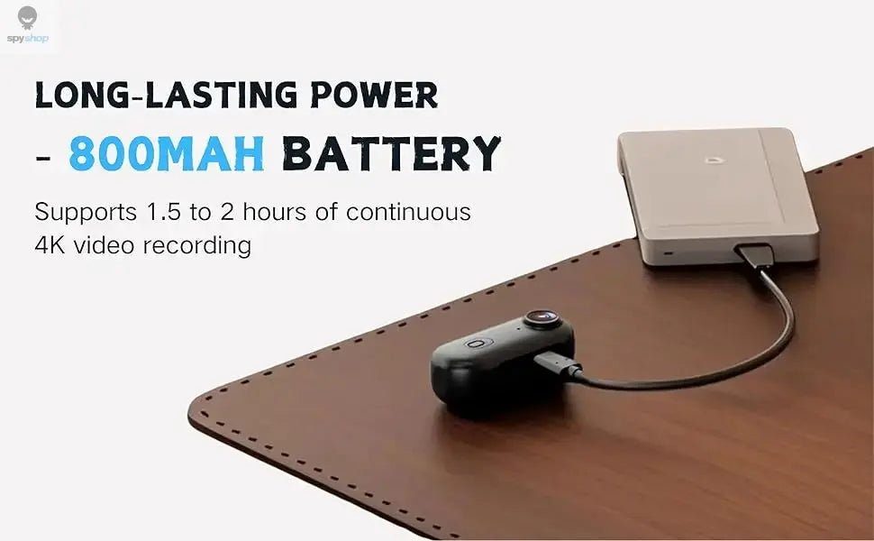 4K HD Mini Vlog Camera with WiFi Wireless Portable Action Body Cam for Sports Travel Photography Pocket Sized Video Recorder Spy-shop.com