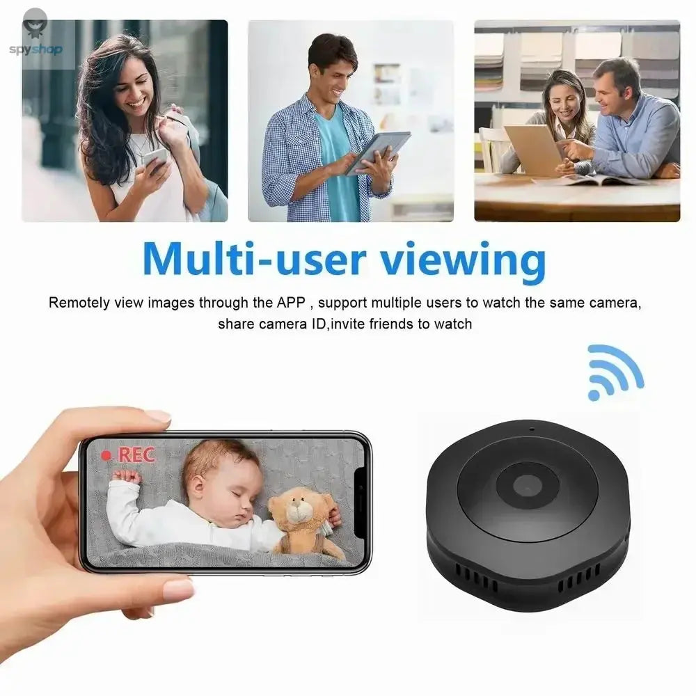 4K HD Smallest Mini Camera Espia Wifi Security Smart Home Surveillance Small Wifi Cam LR Night Vision Motion Detection Body Cam