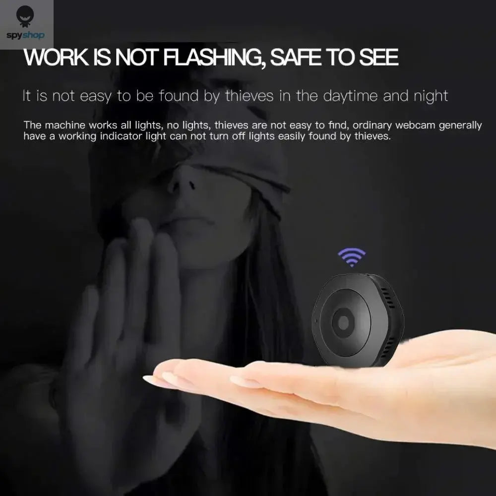 4K HD Smallest Mini Camera Espia Wifi Security Smart Home Surveillance Small Wifi Cam LR Night Vision Motion Detection Body Cam