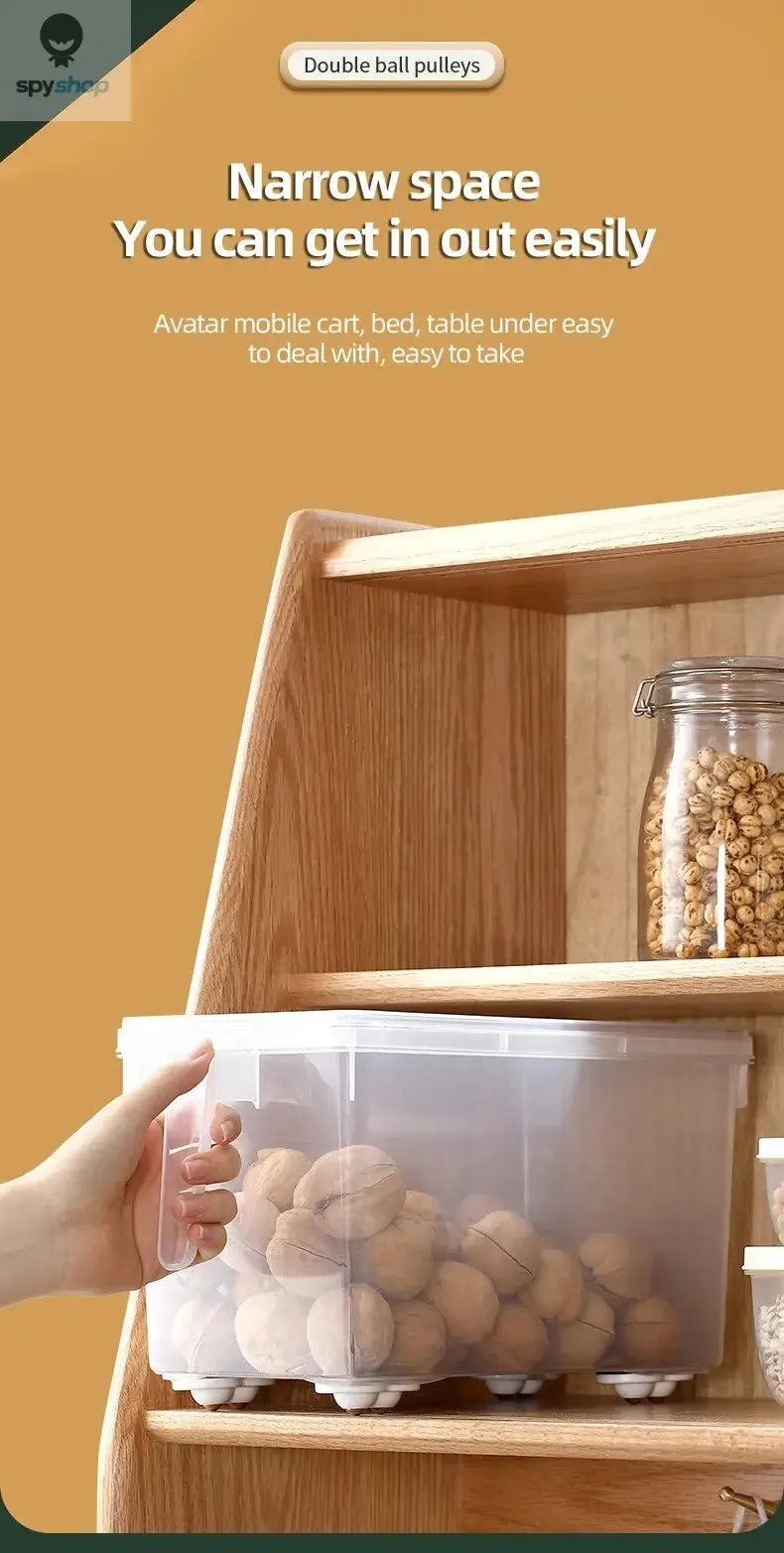 4PCS Adhesive Non Perforated Universal Wheel Furniture Base Roller Ball Type Casters Handcart Silent Wheel Spy-shop.com