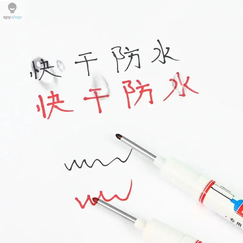 4Pcs/Set 20mm Deep Hole Long Nib Head Markers For Metal Perforating Pen Waterproof Bathroom Woodworking Decoration Multi-Purpose Spy-shop.com