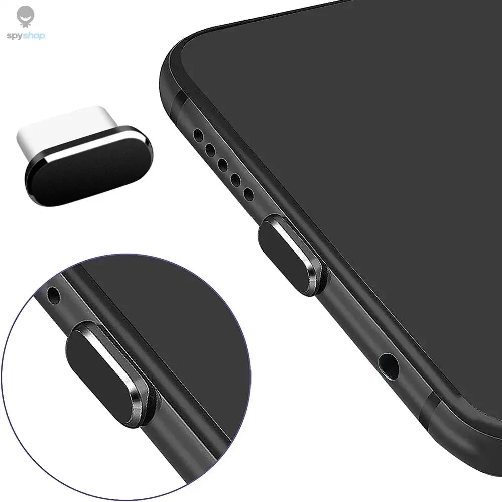 4Pcs USB C Dust Plug With Cleaning Brush Anti Dust USB-C Plug Cover Charging Port Cover Caps For iphone Samsung All Smart Phone Spy-shop.com