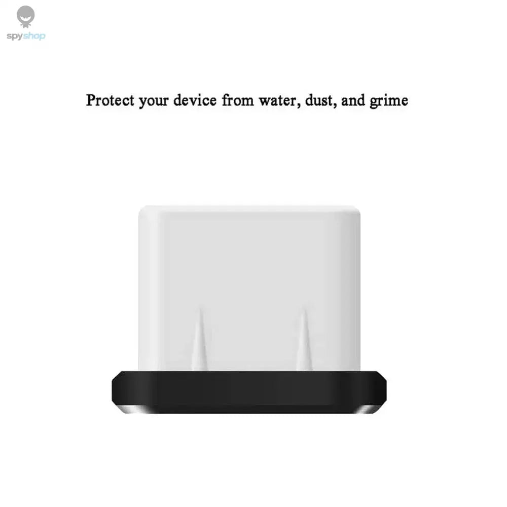 4Pcs USB C Dust Plug With Cleaning Brush Anti Dust USB-C Plug Cover Charging Port Cover Caps For iphone Samsung All Smart Phone Spy-shop.com