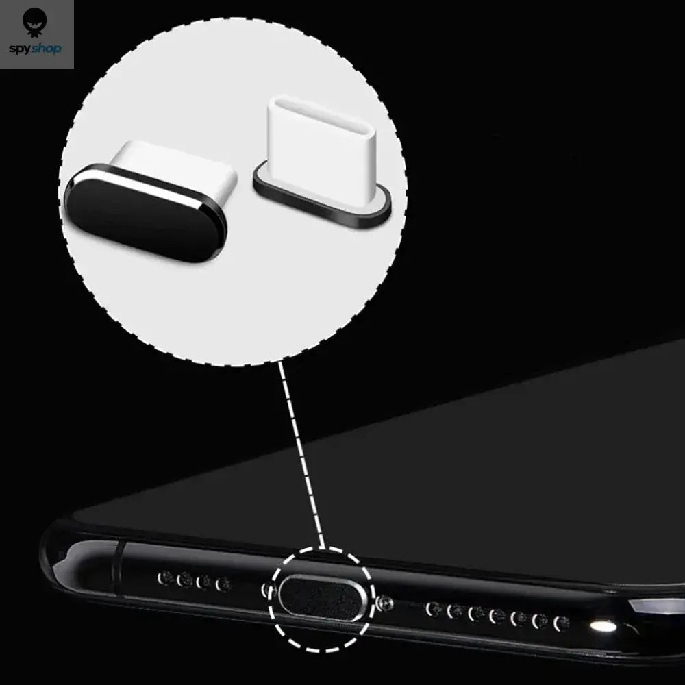 4Pcs USB C Dust Plug With Cleaning Brush Anti Dust USB-C Plug Cover Charging Port Cover Caps For iphone Samsung All Smart Phone Spy-shop.com