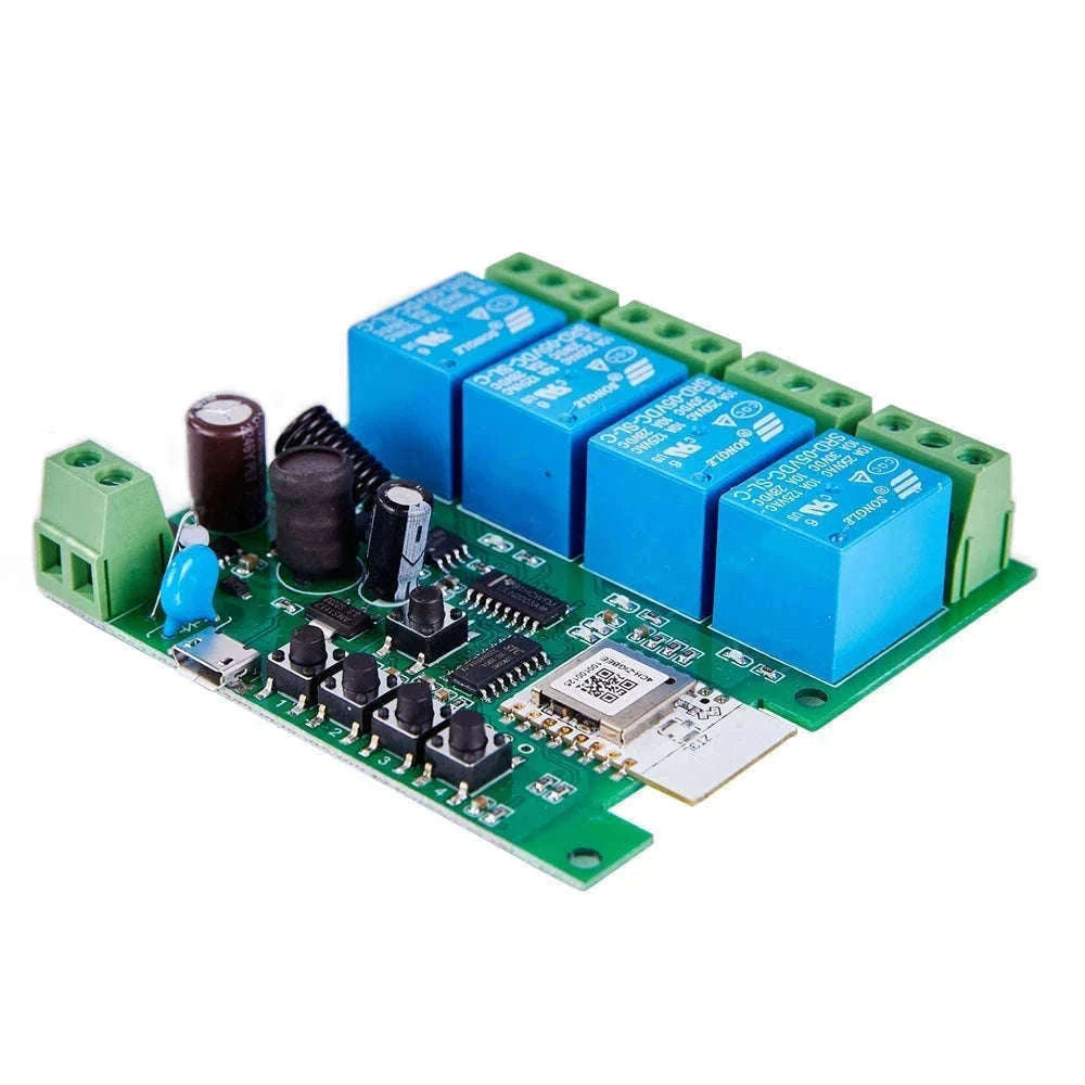 4CH Zigbee Tuya Smart Home Relay Module for 4 Circuits-AC85-250V