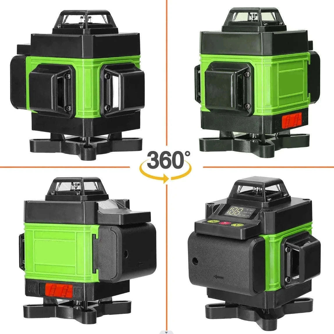 4D Laser Level with 16/12 Lines and 360° Green Beams-Green 8 Line / Poland
