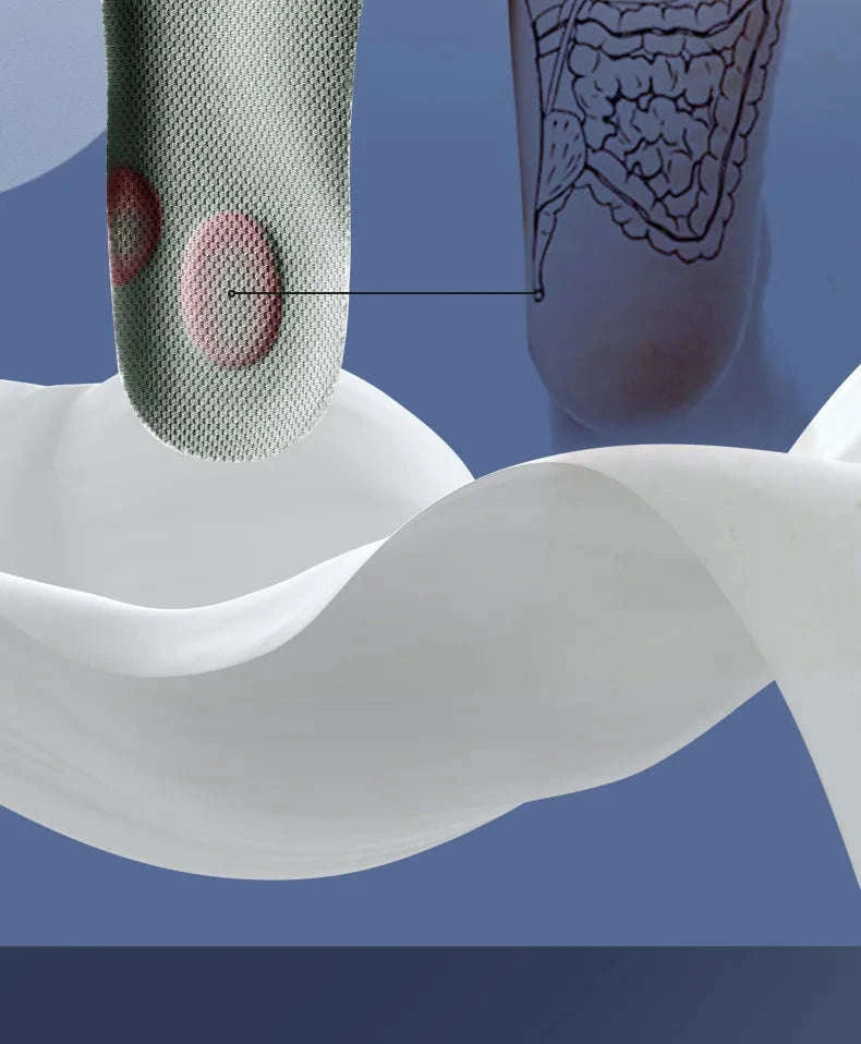 4D Massage Insoles Super Soft Arch Support Orthopedic Inserts-blue / 43-44(270mm)