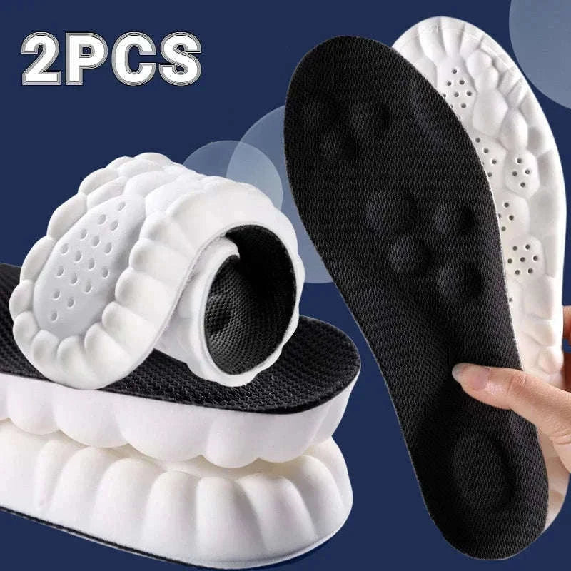 4D Massage Insoles with Arch Support for Daily Comfort-blue / 35-36(230mm)