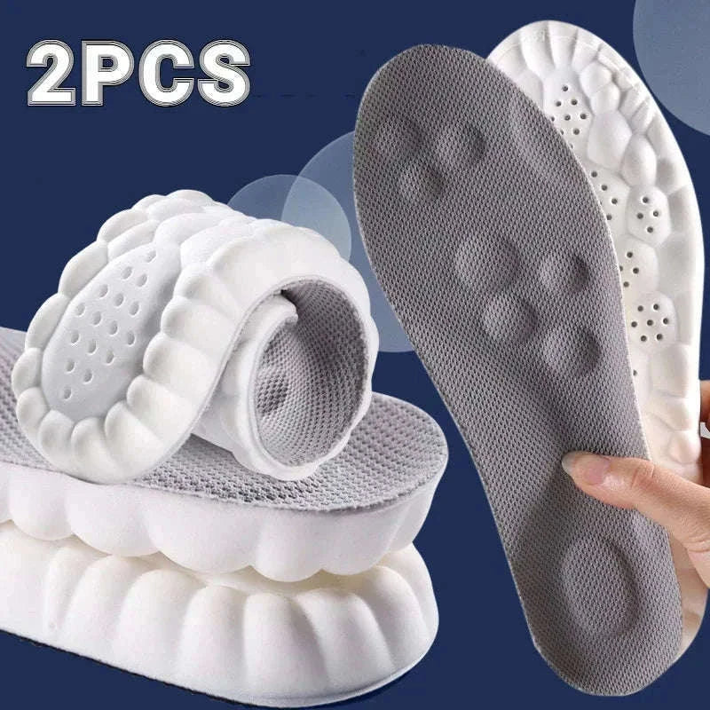 4D Massage Insoles with Arch Support for Daily Comfort-blue / 35-36(230mm)