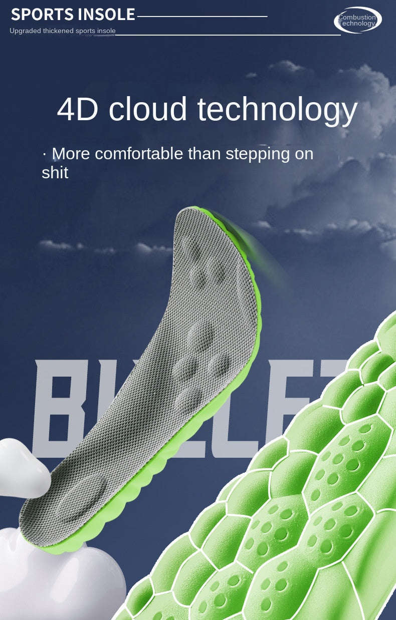 4D Massage Insoles with Arch Support for Daily Comfort-blue / 35-36(230mm)