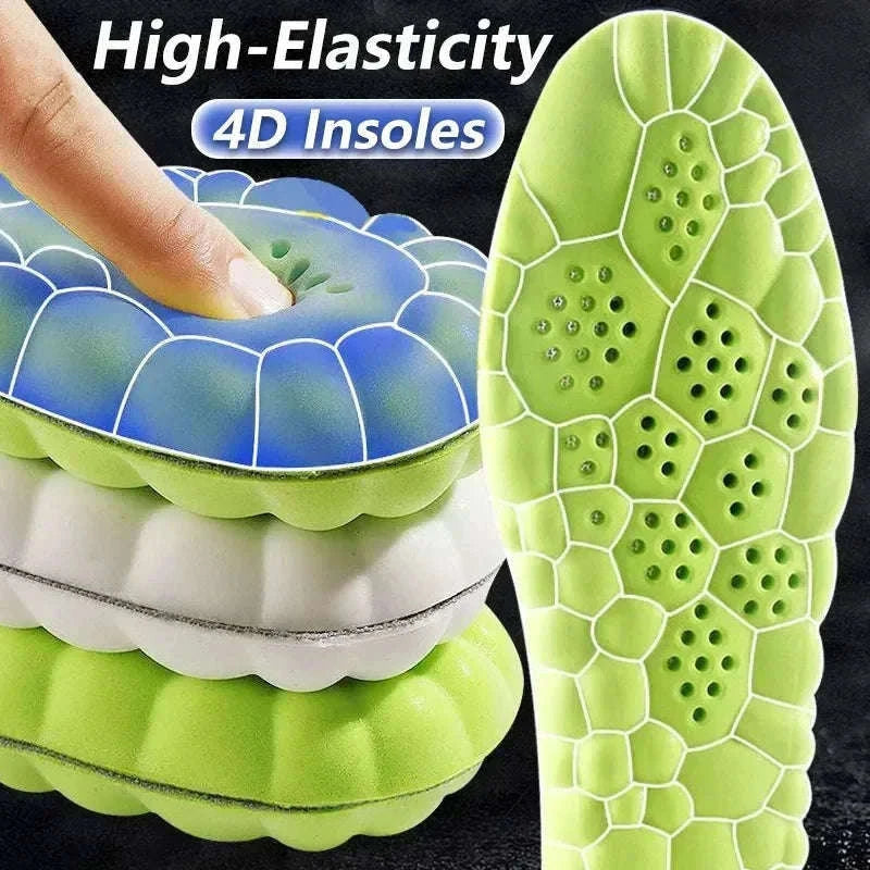 4D Massage Insoles with Arch Support for Daily Comfort-blue / 35-36(230mm)