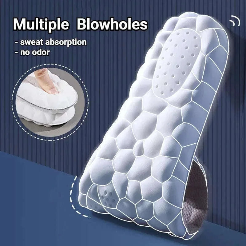 4D Massage Insoles with Arch Support for Daily Comfort-blue / 35-36(230mm)