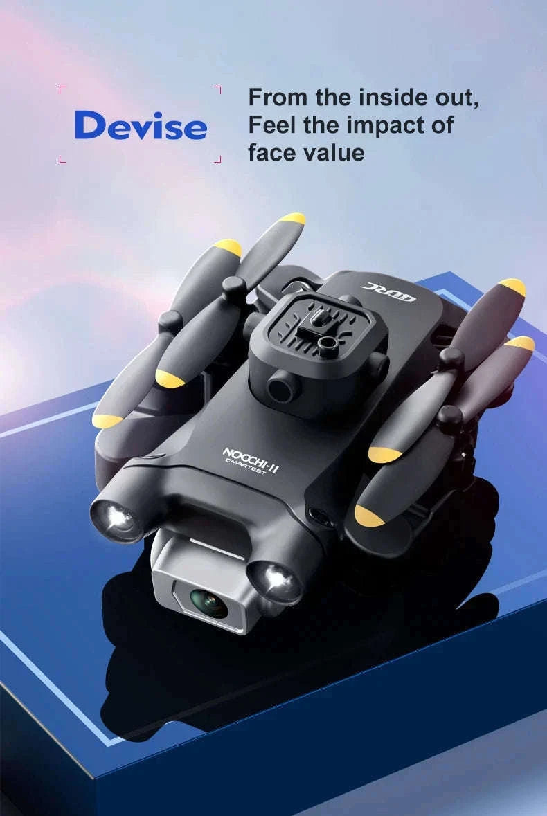 4DRC V30 Mini Drone with HD Camera for Easy Flying-Black-Dual4K-1B