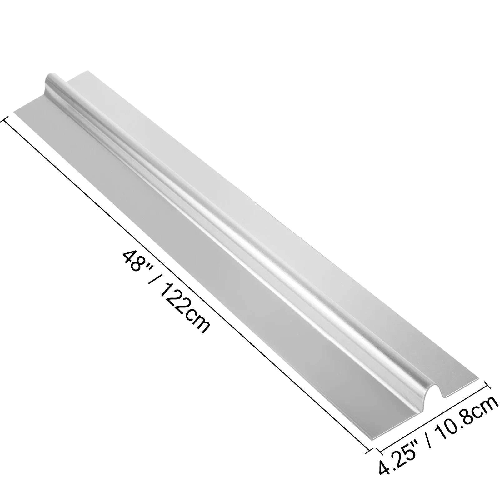 4FT Aluminum Heat Transfer Plates for 1/2" PEX Radiant Floor Heating-100PCS / United States