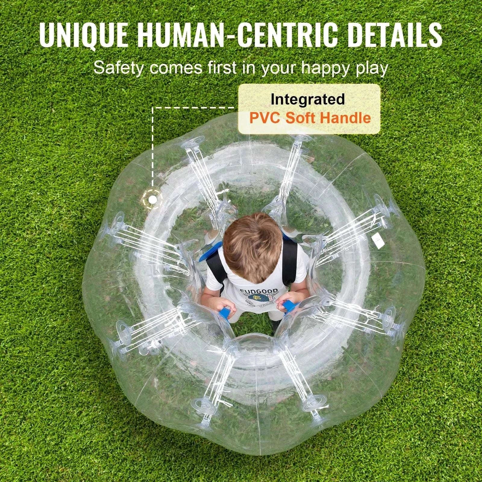 4FT Inflatable Bumper Ball Zorb for Kids & Teens PVC Body Ball-1pcs / spain