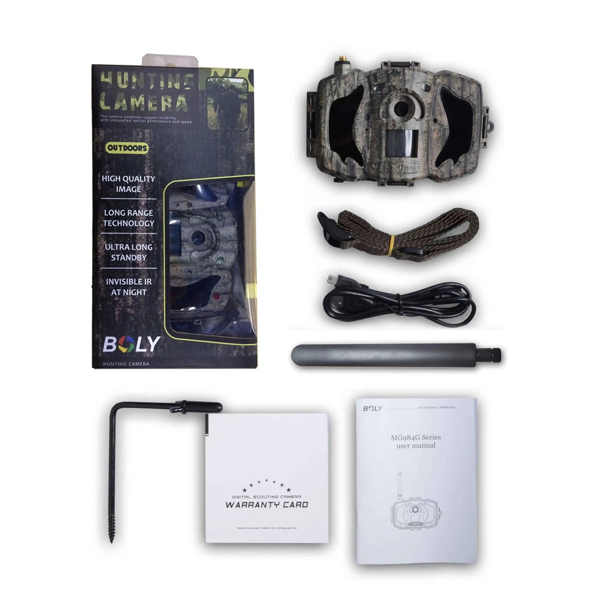 4G Cellular Trail Camera 36MP 1080P Night Vision IP66-Default Title