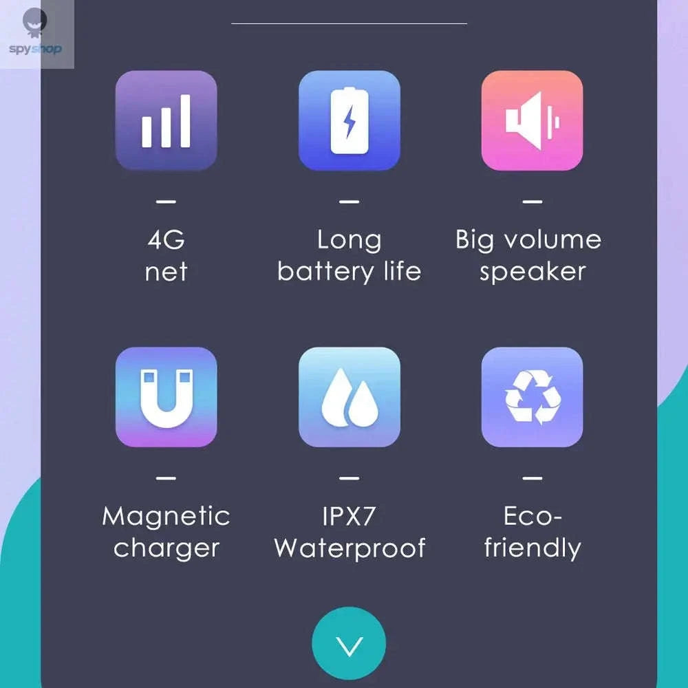 4G Kids Smart Watch – GPS Safety, Video Calls, All‑Day Wear-black with box / Asia version