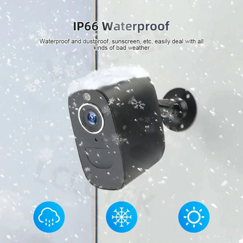 4G LTE Battery Camera Outdoor Wireless Security System-4MP 4G Cam 32G / CHINA