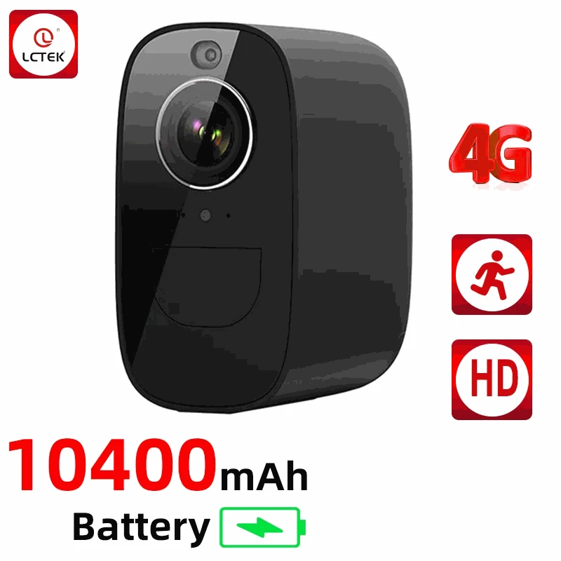 4G LTE Battery Camera Outdoor Wireless Security System-4MP 4G Cam 32G / CHINA