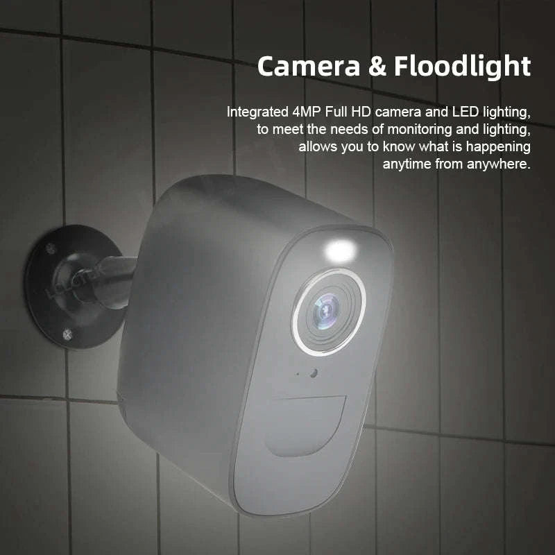 4G LTE Battery Camera Outdoor Wireless Security System-4MP 4G Cam 32G / CHINA