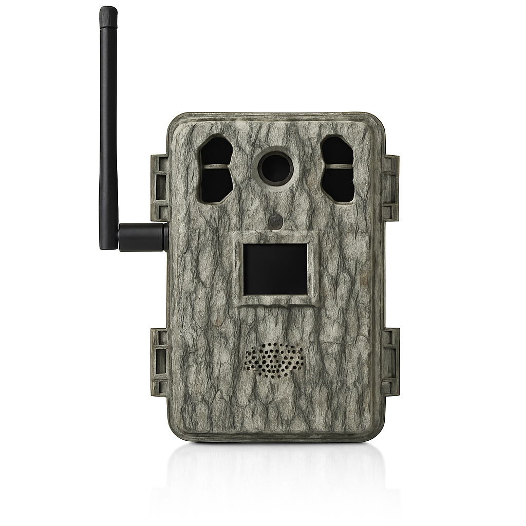 4G LTE Hunting Trail Camera with Solar Panel for Remote Wildlife Monitoring