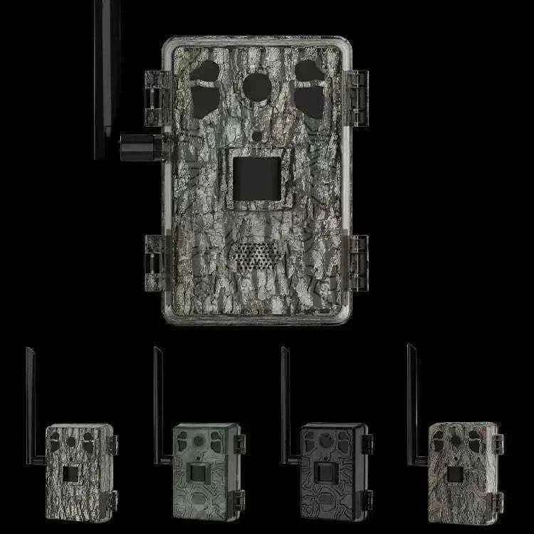 4G LTE Hunting Trail Camera with Solar Panel for Remote Wildlife Monitoring