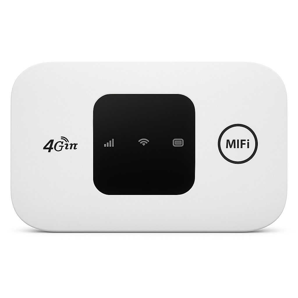 4G LTE Pocket WiFi Router with SIM Card Slot, 2100mAh Battery, 150Mbps