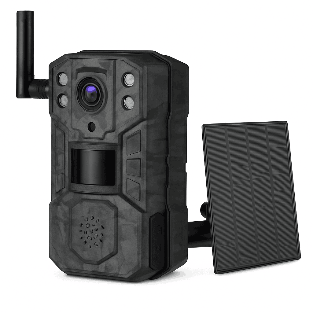 4G LTE Solar Hunting Trail Camera with 14MP and 30M Night Vision-US regulations