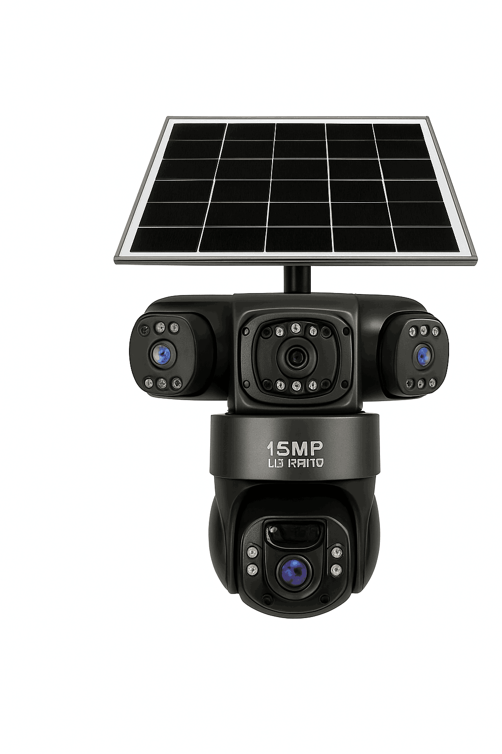 4G LTE Solar Security Camera 15MP Triple Lens PTZ Night Vision-4G CCTV No Card / Poland
