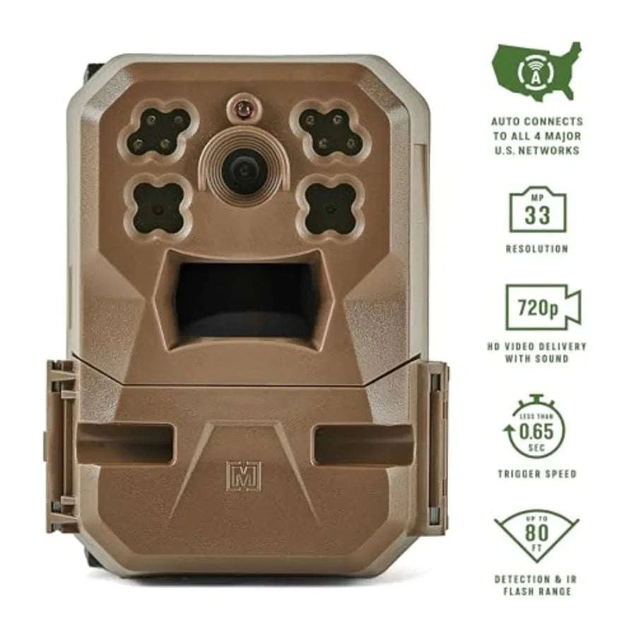 4G LTE Trail Camera for Wildlife Monitoring, Rugged ABS Body-United States / aspic