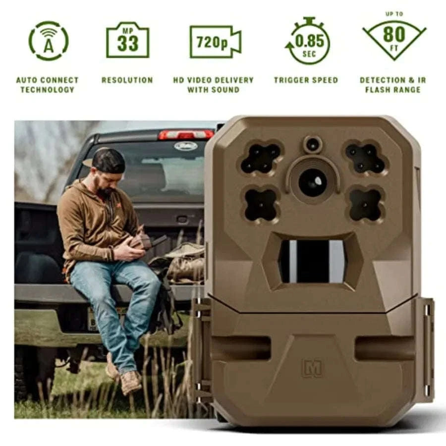 4G LTE Trail Camera for Wildlife Monitoring, Rugged ABS Body-United States / aspic
