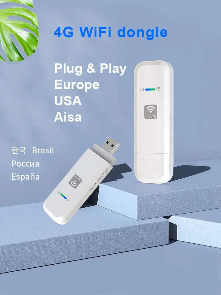 4G LTE USB WiFi Router with Nano SIM Card Support-Europe version / EU Version