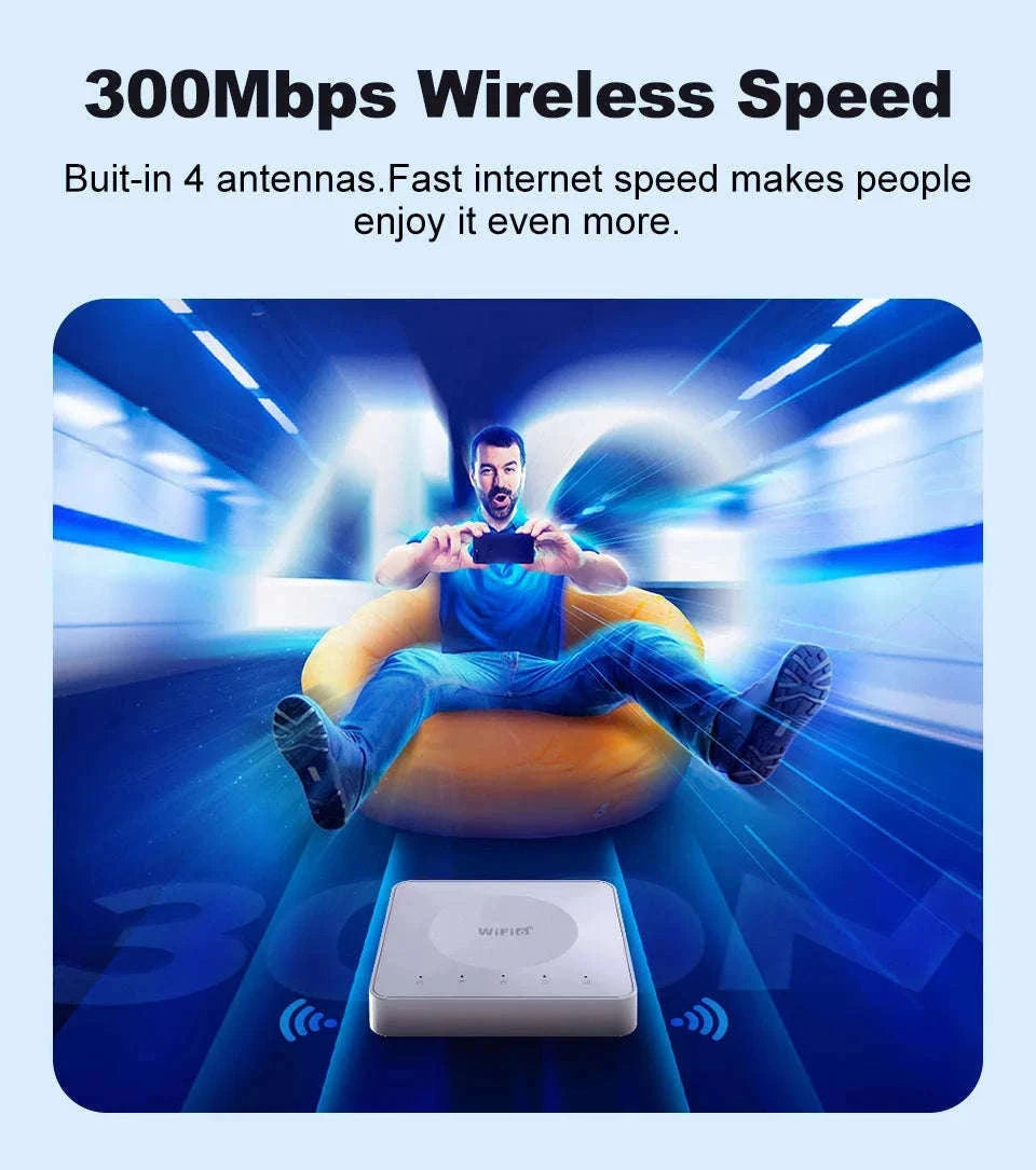 4G LTE WiFi Router with SIM Card and Type-C-China Mainland