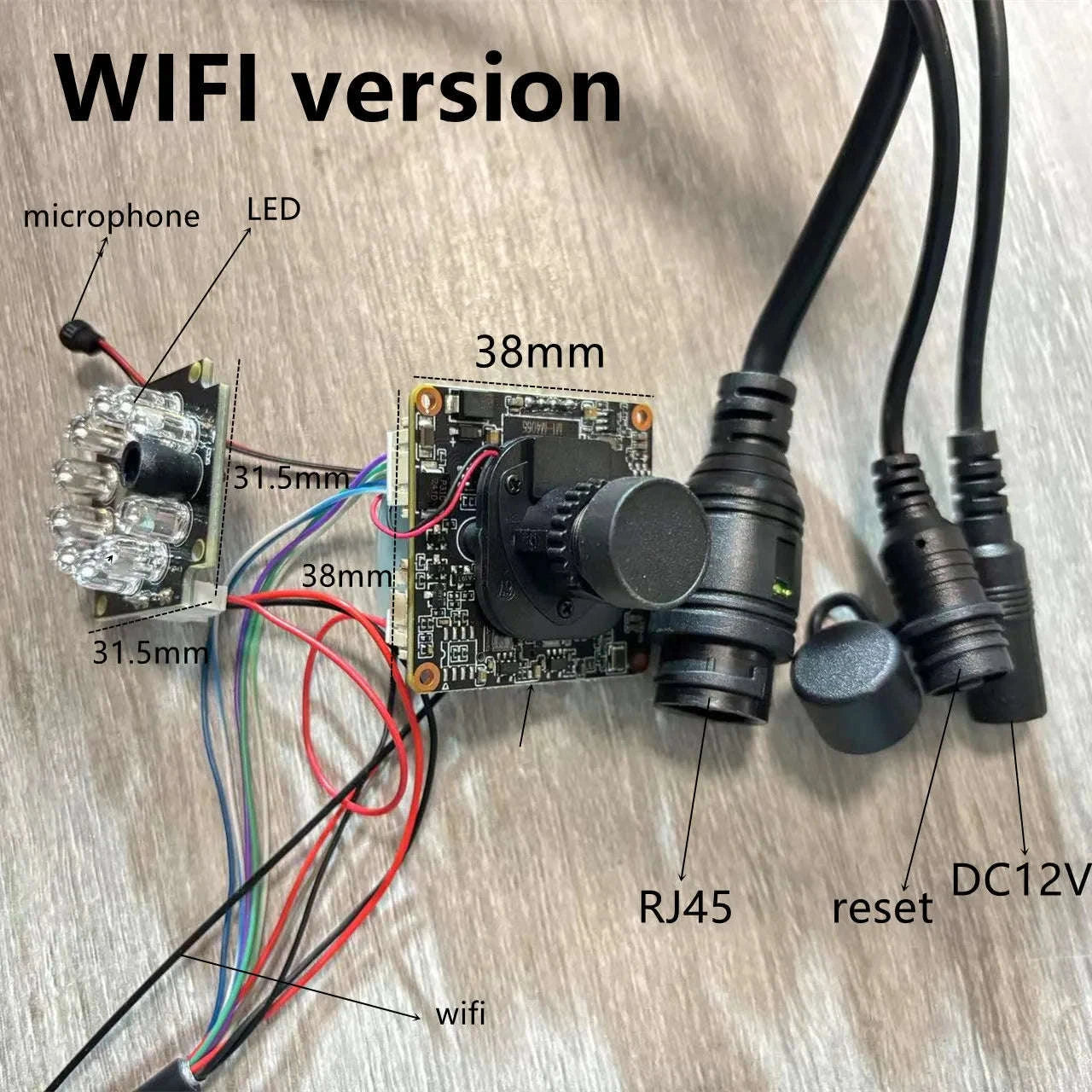 4G SIM Card IP Camera with Night Vision and WiFi Connectivity-2MP 4G Version EU / EU Plug