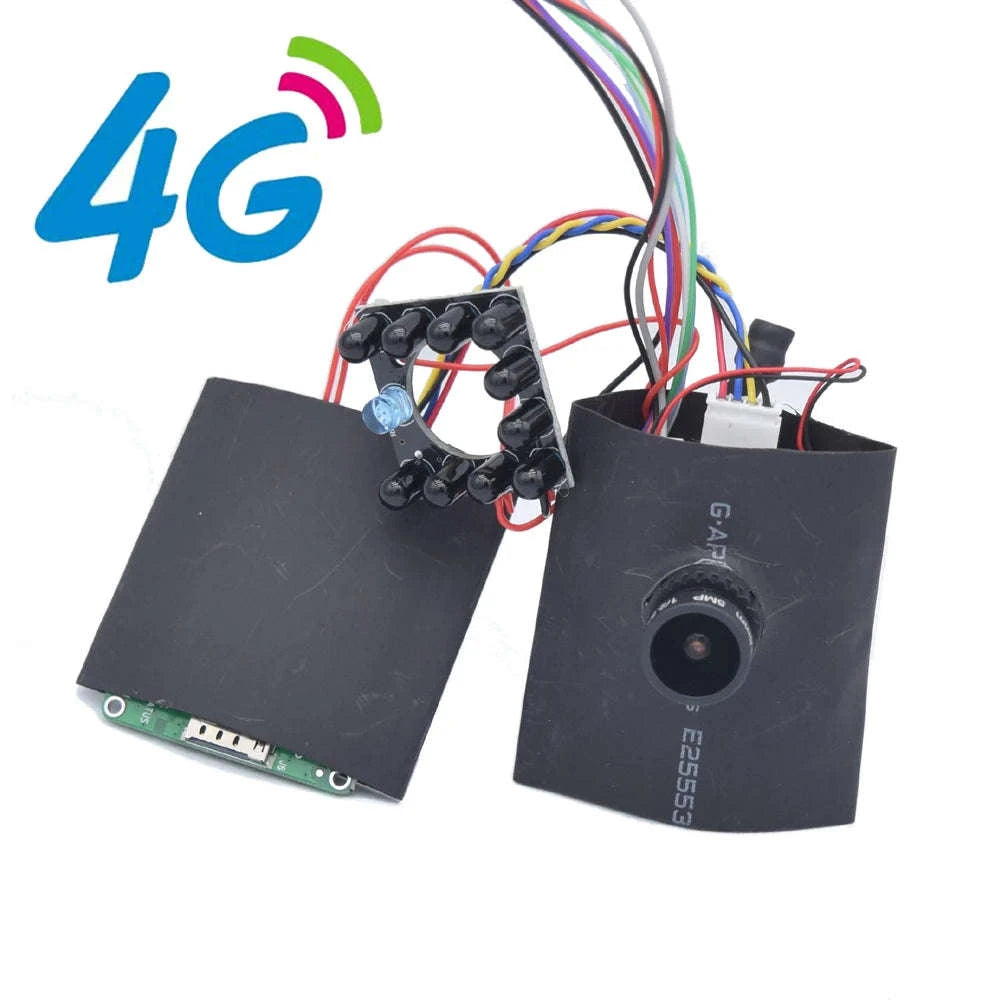 4G SIM Card IP Camera with Night Vision and WiFi Connectivity-2MP 4G Version EU / EU Plug