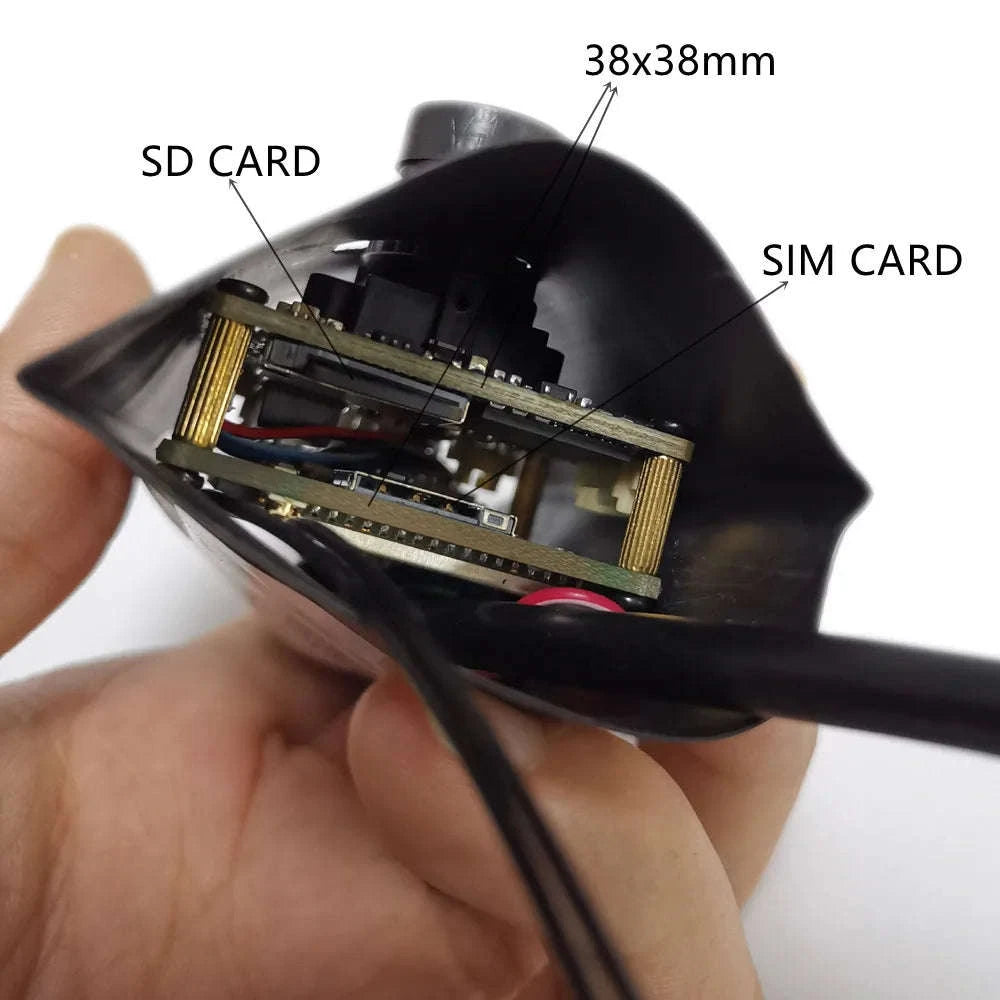 4G SIM Card IP Camera with Night Vision and WiFi Connectivity-2MP 4G Version EU / EU Plug