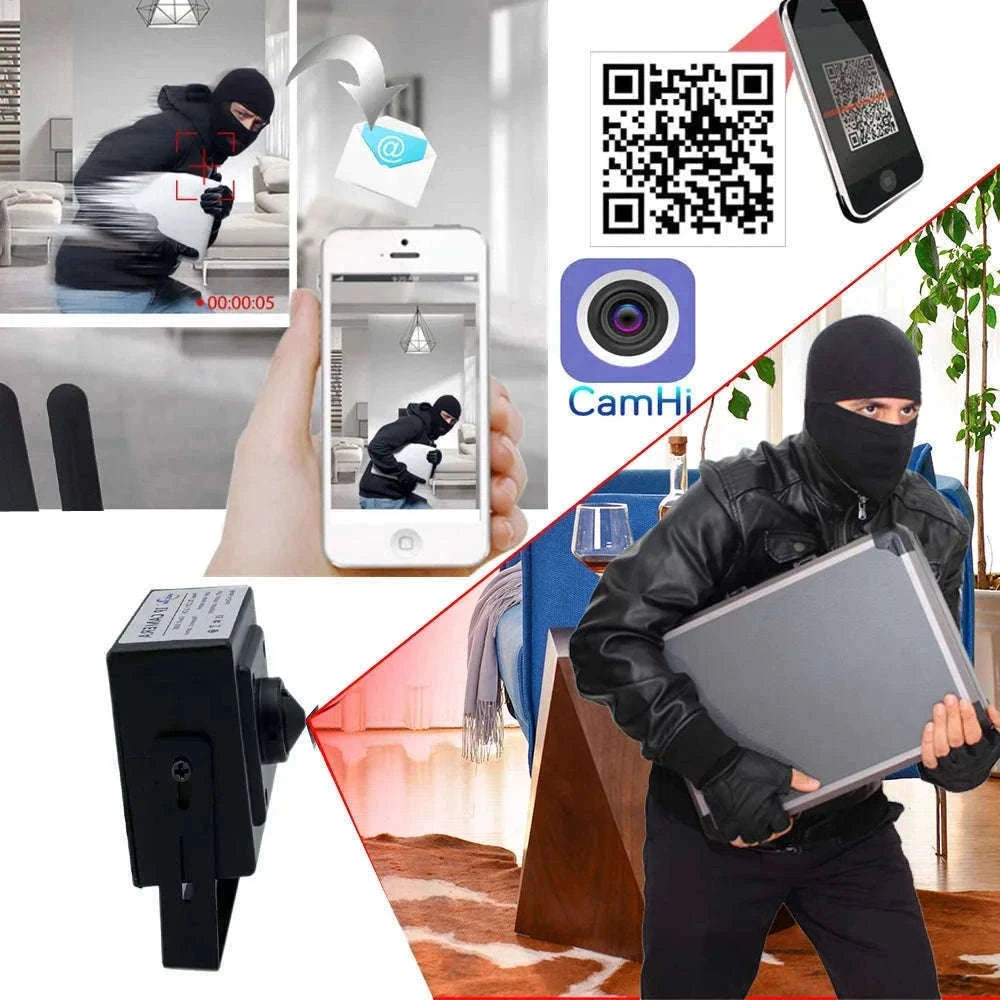 4G SIM Card Mini Camera with HD Viewing and Motion Alerts-2MP Wide Angle lens