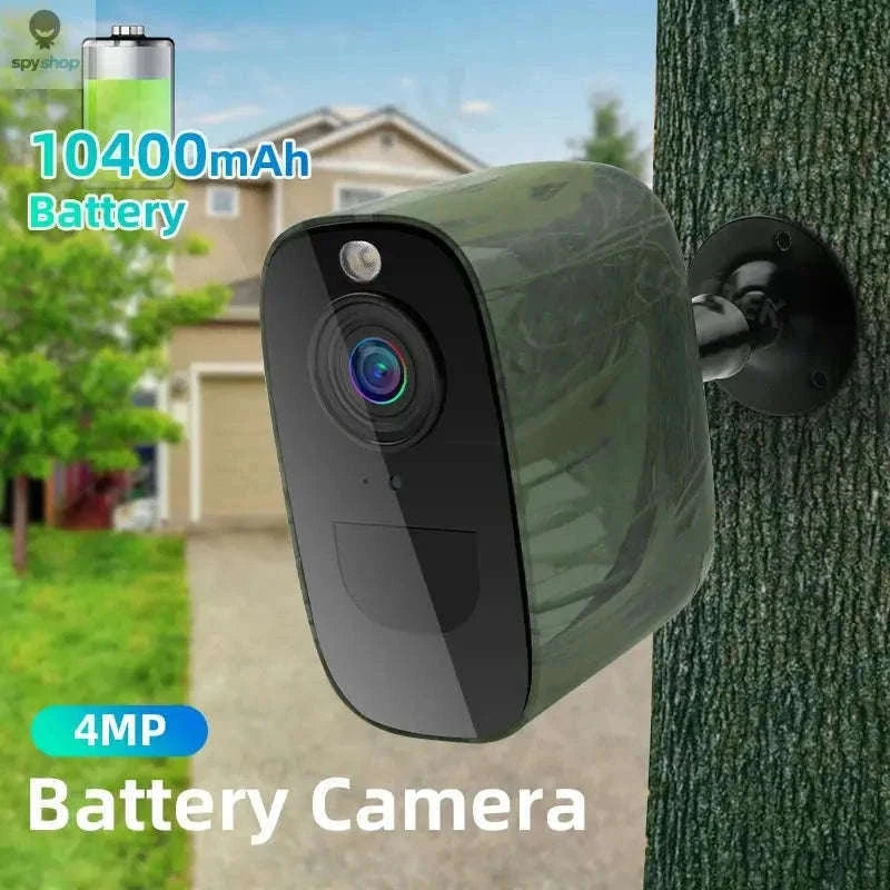 4G SIM Security Camera 4MP Full-Color, Battery Powered-4MP 4G Cam No Card / CHINA