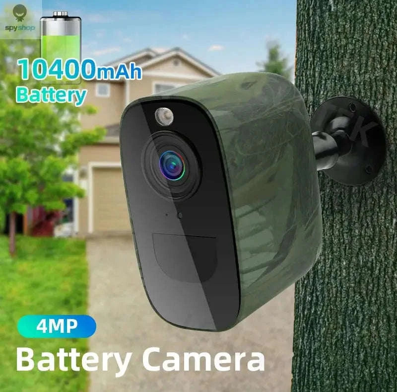 4G SIM Security Camera – 4MP Full-Color, Battery Powered, Outdoor Ready-4MP 4G Cam No Card / CHINA