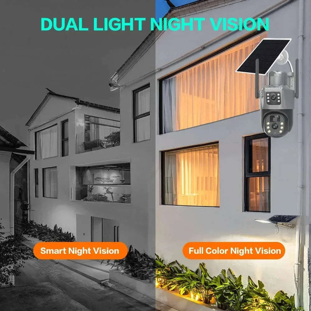 4G Solar Dual Lens Outdoor Security Camera 8MP 4K PIR Human Detection-EseeCloud 4G Solar / Poland