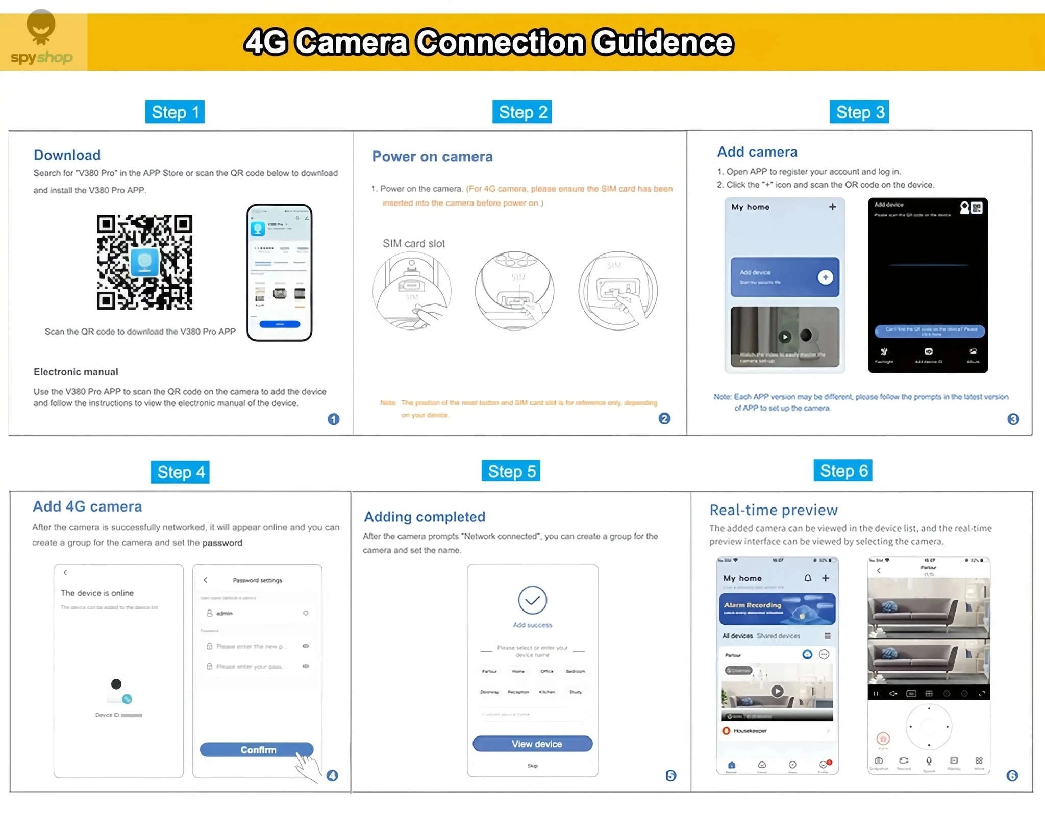 4G Solar IP Security Camera – 8MP Dual Lens Outdoor Surveillance-WIFI Camera No Card