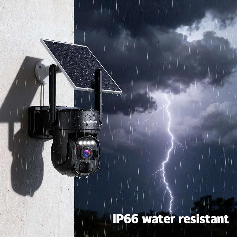 4G Solar Security Camera with Human Detection & 360° Coverage-4G with 32GB Card / United States