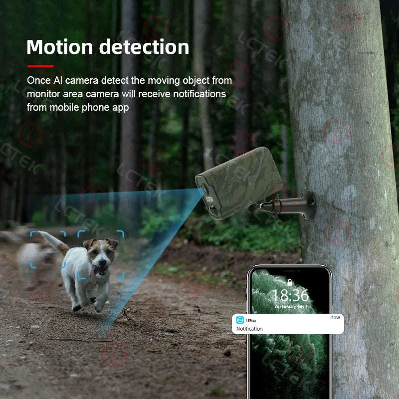 4G Solar Trail Camera with 4MP HD & Solar Power-4MP 4G Cam No Card