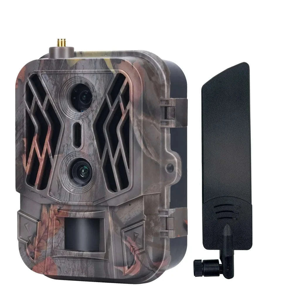 4G Trail Camera 120MP 4K, Dual Lens, 8000mAh Battery-Default Title