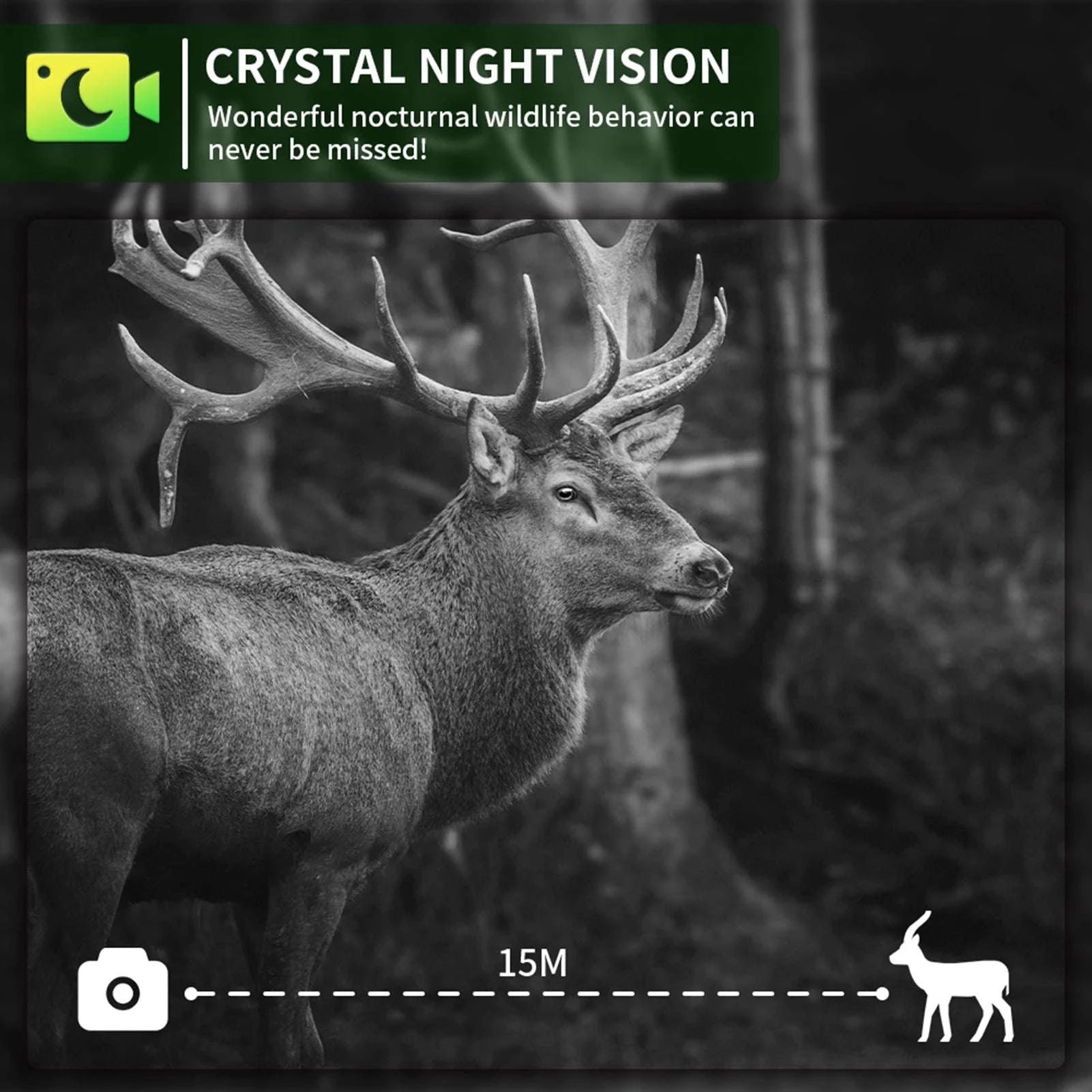 4G Trail Camera 8K Video, 60MP Images, 120° PIR-4G 8K 60MP