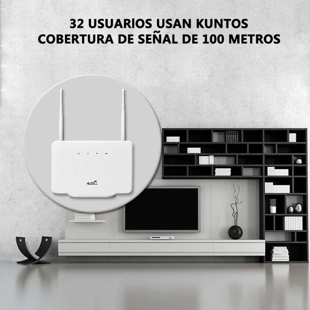 4G Wireless Router with SIM Card Slot for Home and Travel-Default Title