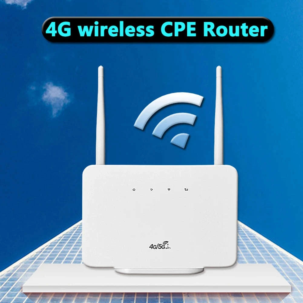 4G Wireless Router with SIM Card Slot for Home and Travel-Default Title