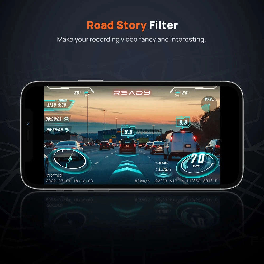 4K 360° Rotating Dash Cam with GPS, ADAS, 4G LTE & Supercapacitor-X800 Front Cam / United Arab Emirates / 64GB TF Card