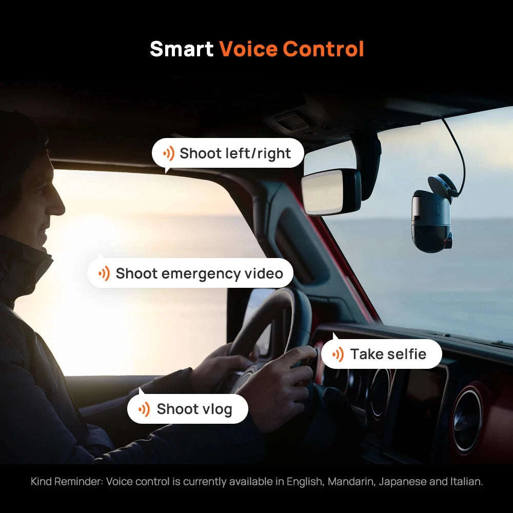 4K 360° Rotating Dash Cam with GPS, ADAS, 4G LTE & Supercapacitor-X800 Front Cam / United Arab Emirates / 64GB TF Card