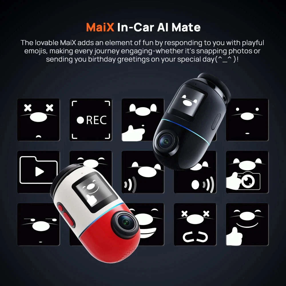 4K 360° Rotating Dash Cam with GPS, ADAS, 4G LTE & Supercapacitor-X800 Front Cam / United Arab Emirates / 64GB TF Card